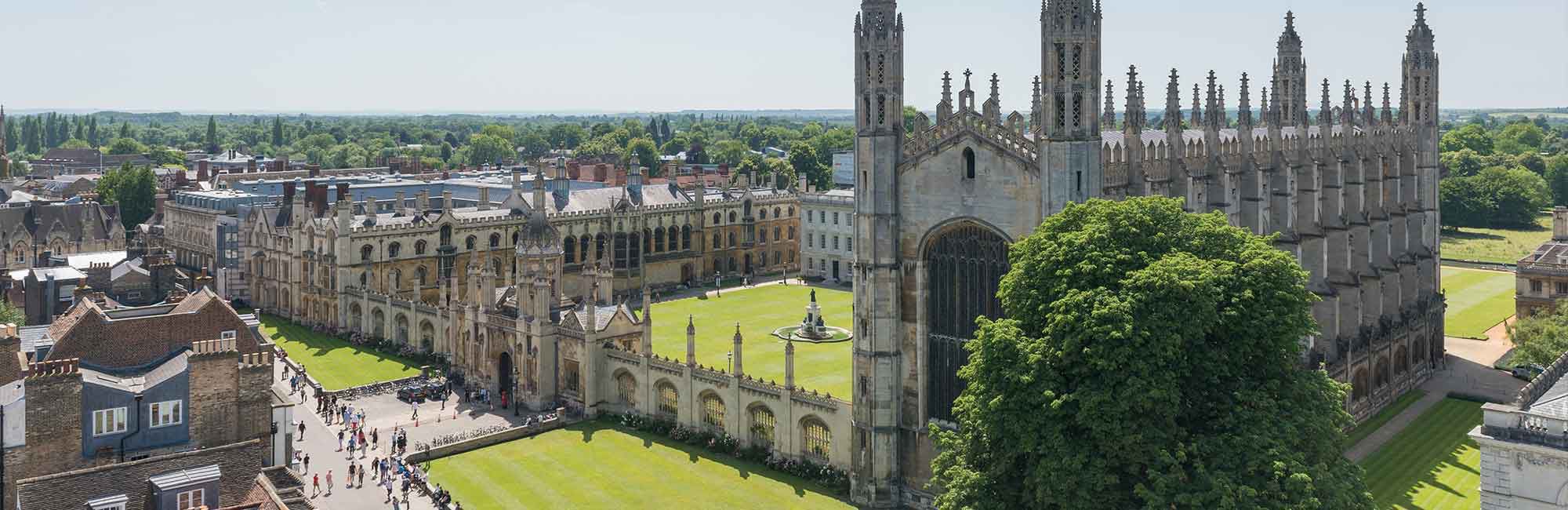 university aerial view from the south